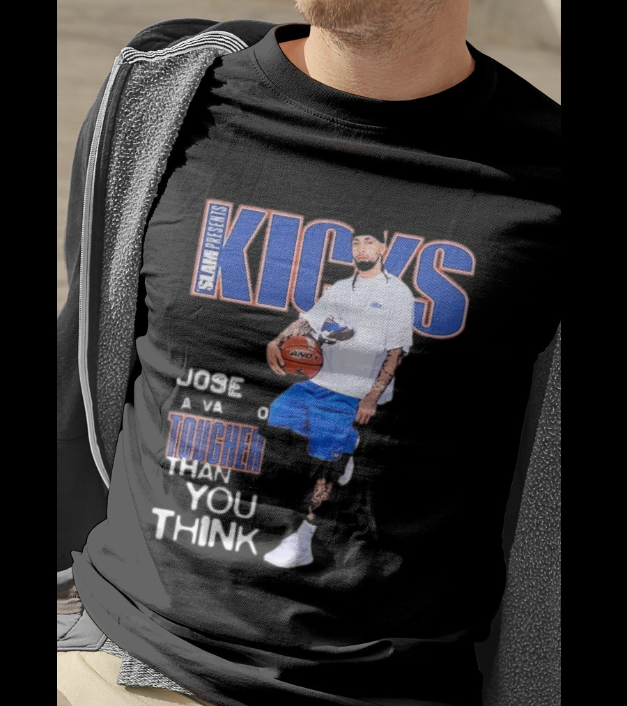 Slam Presents Kicks Jose Alvarado Tougher Than You Think New York Knicks T-Shirt