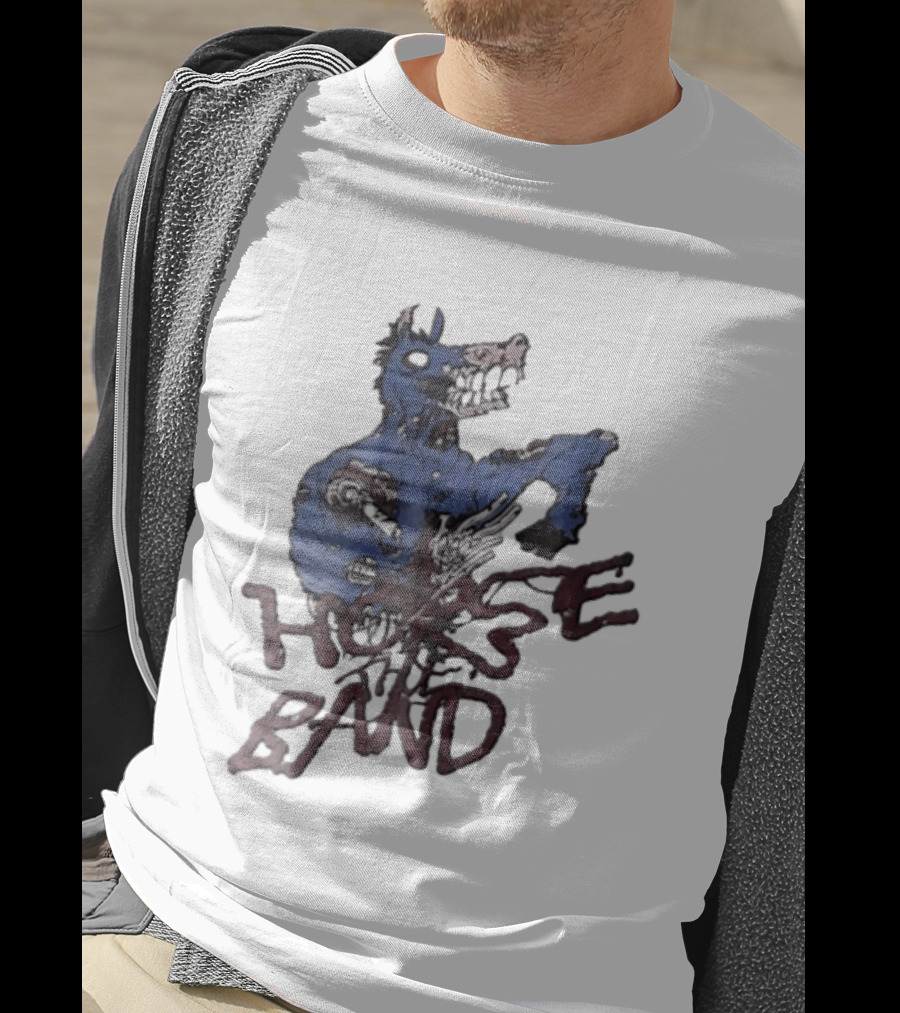 Horse The Band Zombie Horse Creature Monster T-Shirt