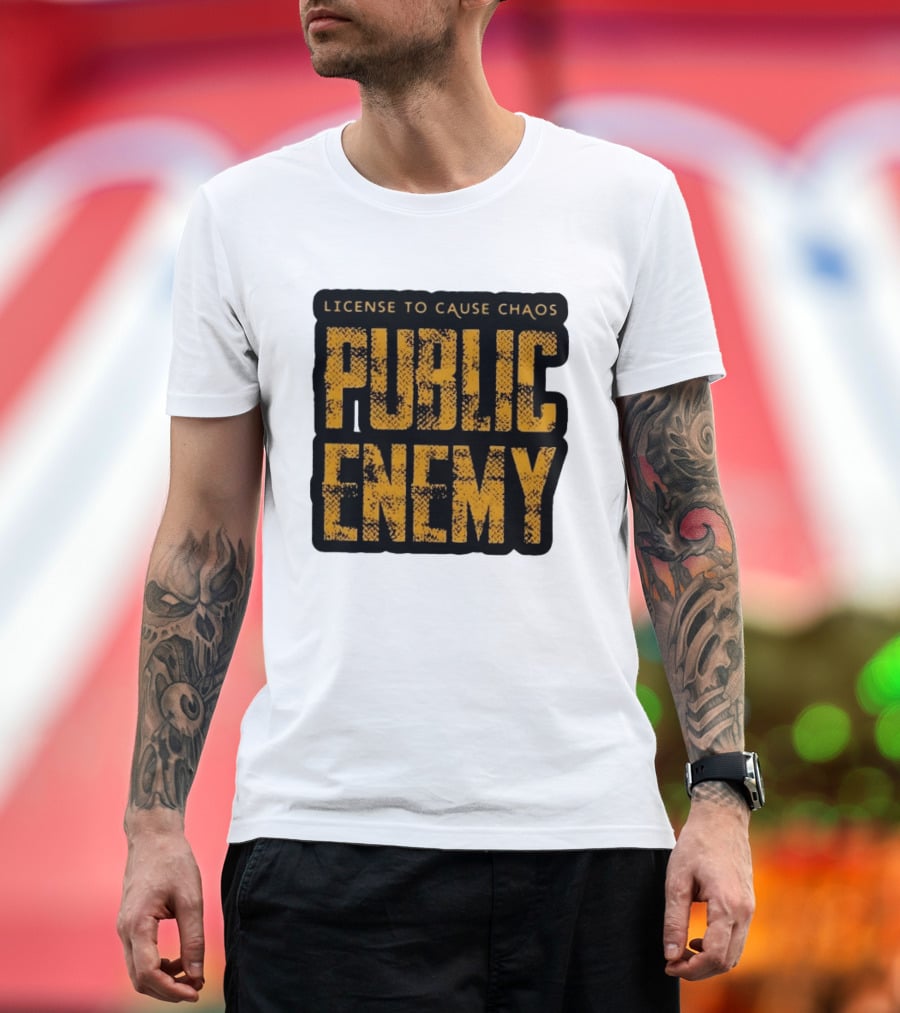 License To Cause Chaos Public Enemy T-Shirt