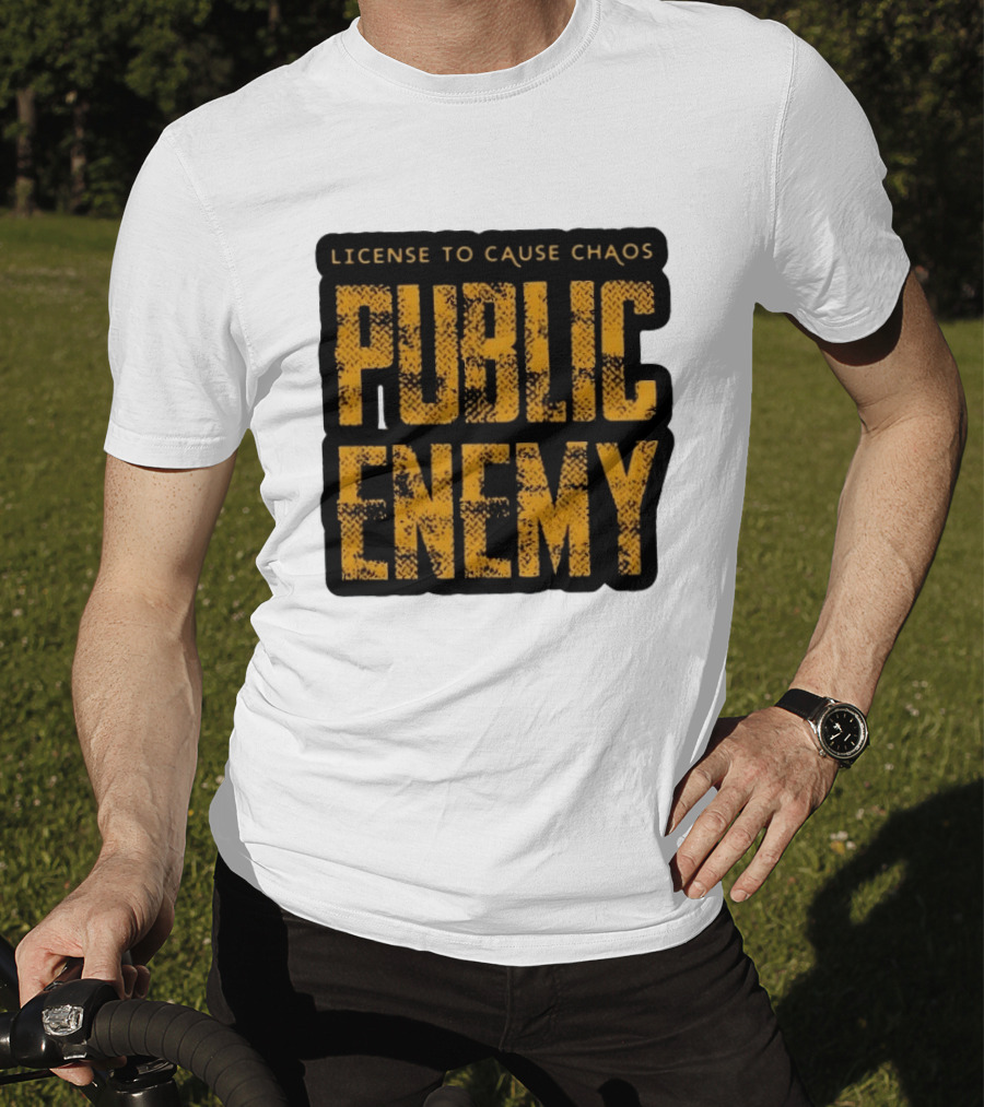 License To Cause Chaos Public Enemy T-Shirt