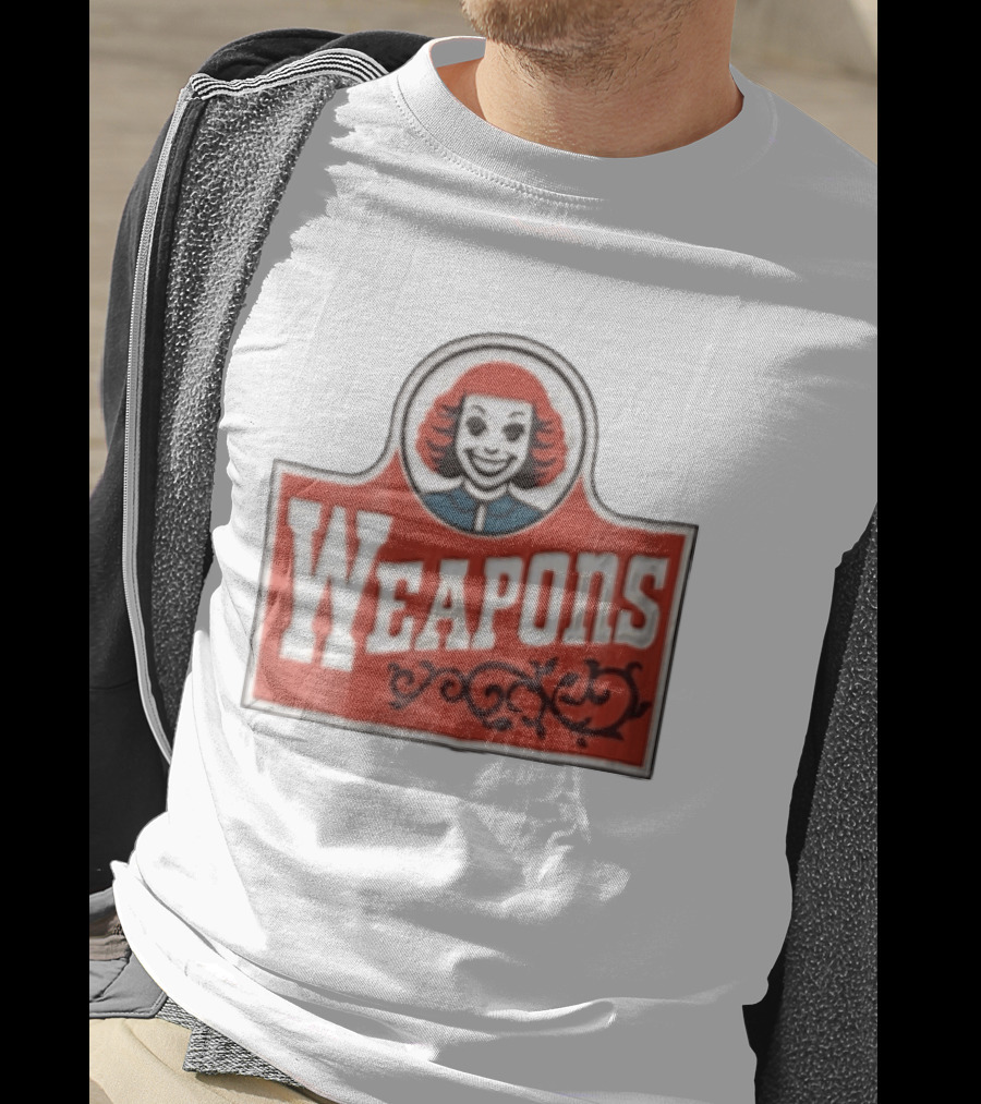 Weapons Little Audrey Face Red Whimsical Playful T-Shirt
