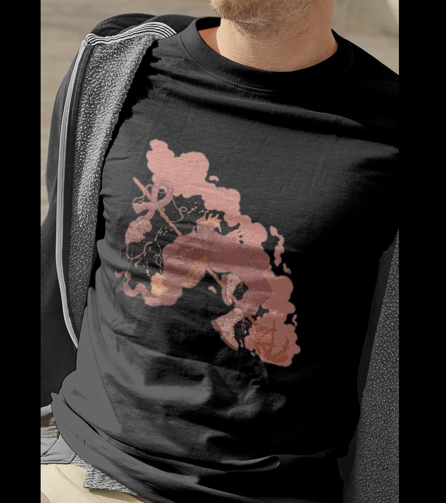 Demon Hunter Exile Warrior Art With Sword And Abstract T-Shirt
