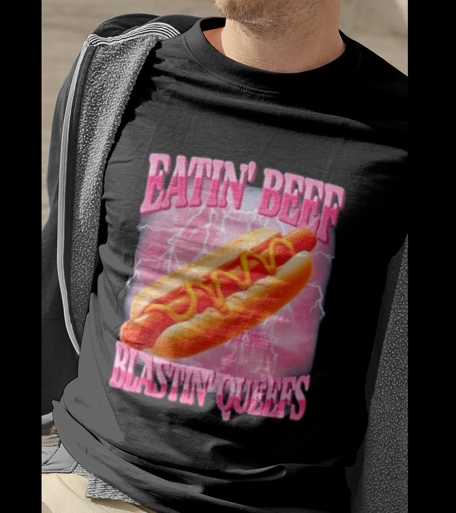 Eatin' Beef Blastin' Queefs Hot Dog T-Shirt