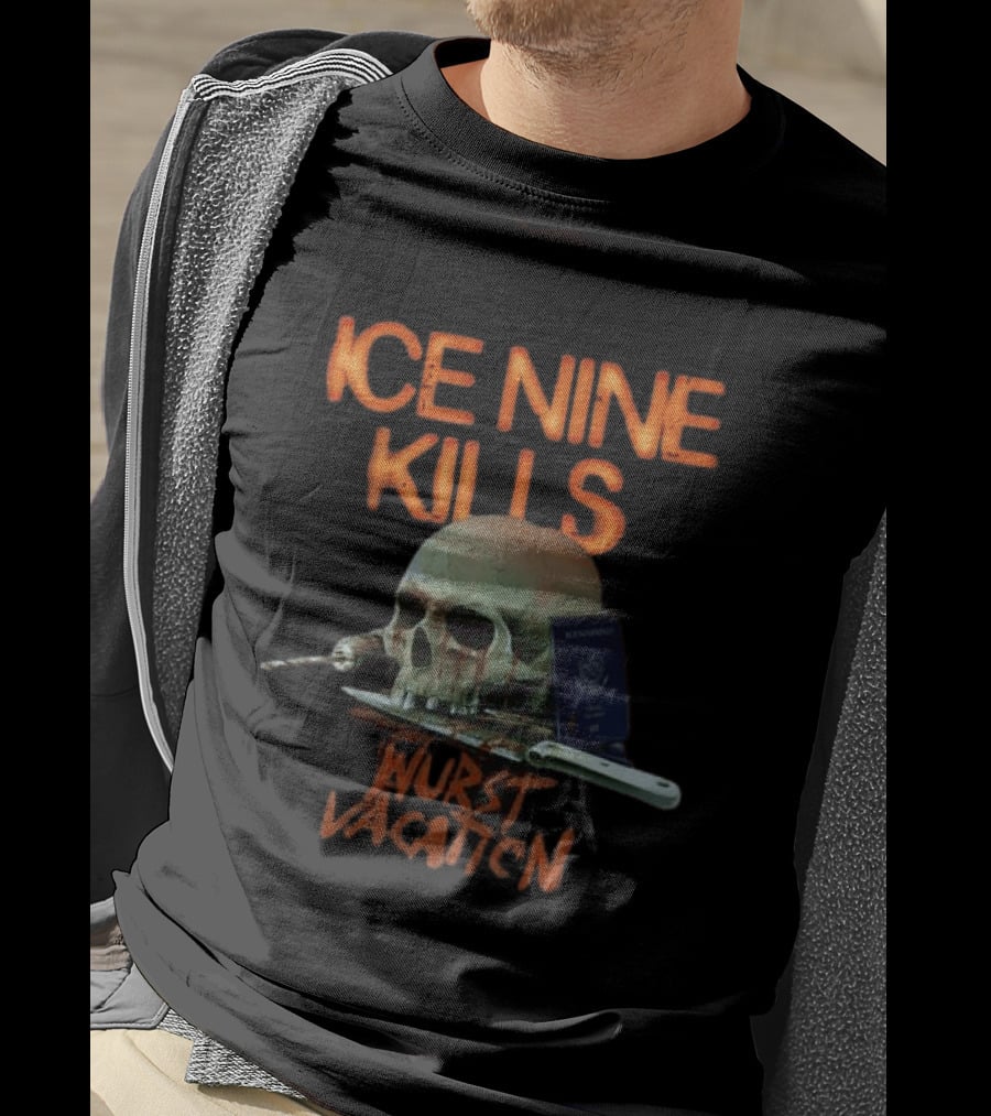 Ice Nine Kills Skull Passport Wurst Vacation T-Shirt