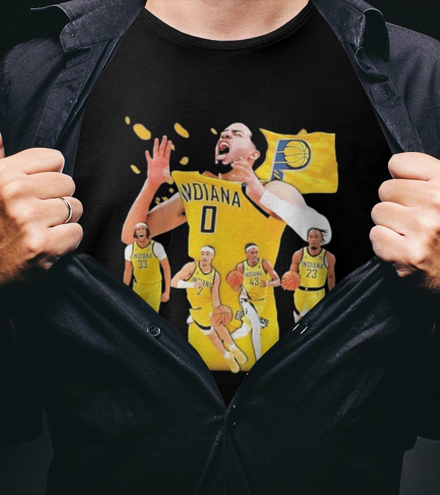 Indiana Pacers Players Collage NBA 2026 Pacer T-Shirt