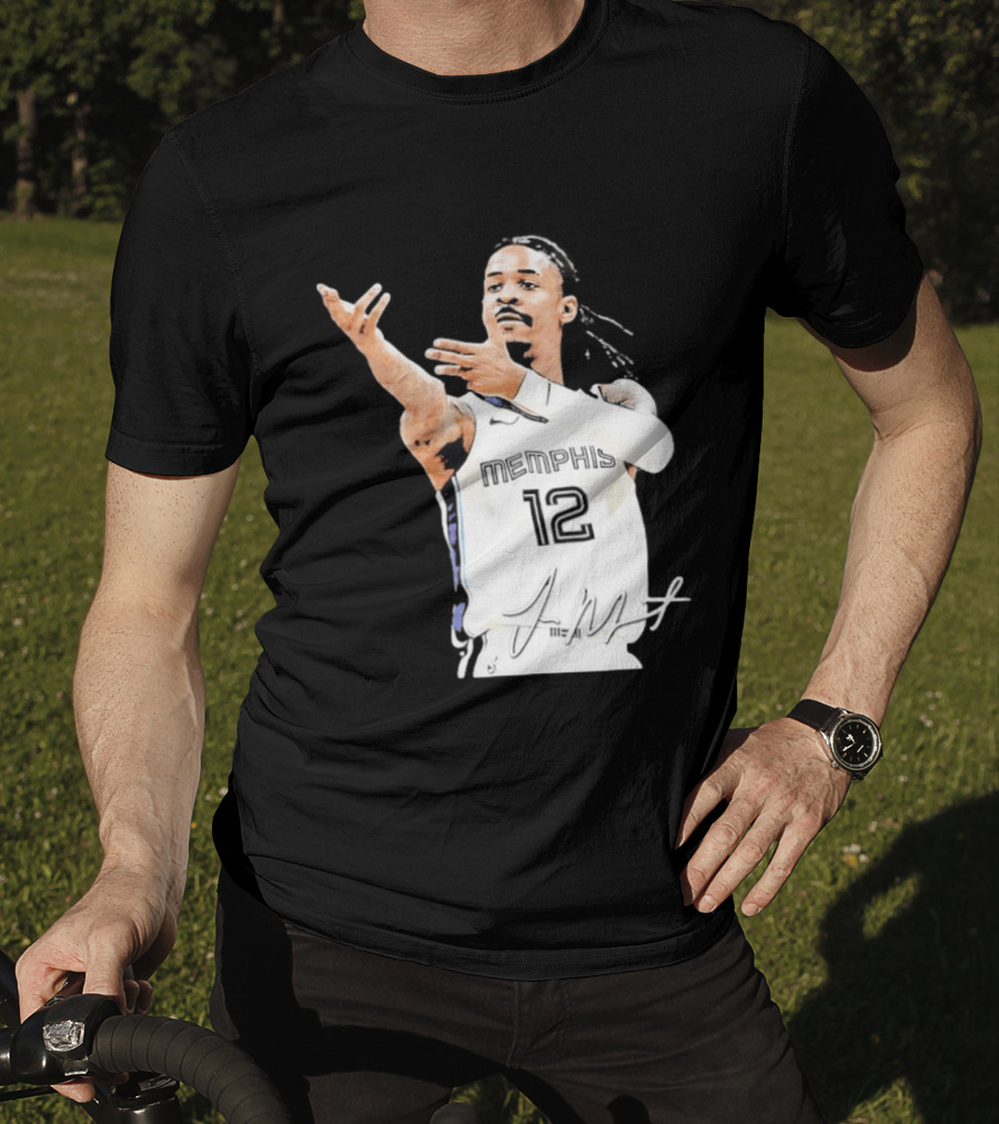 Ja Morant Memphis Grizzlies 12 Basketball Star Signature Edition 2026 T-Shirt