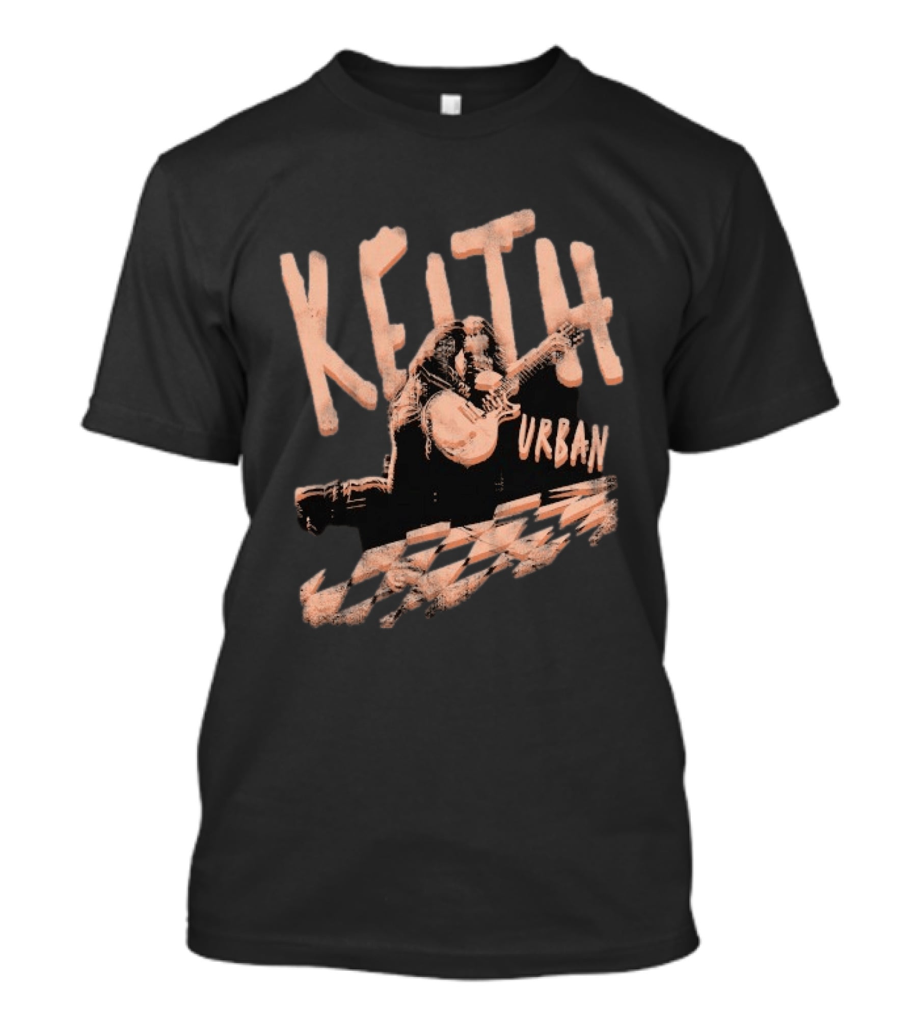 Keith Urban Checkered Guitarist T-Shirt