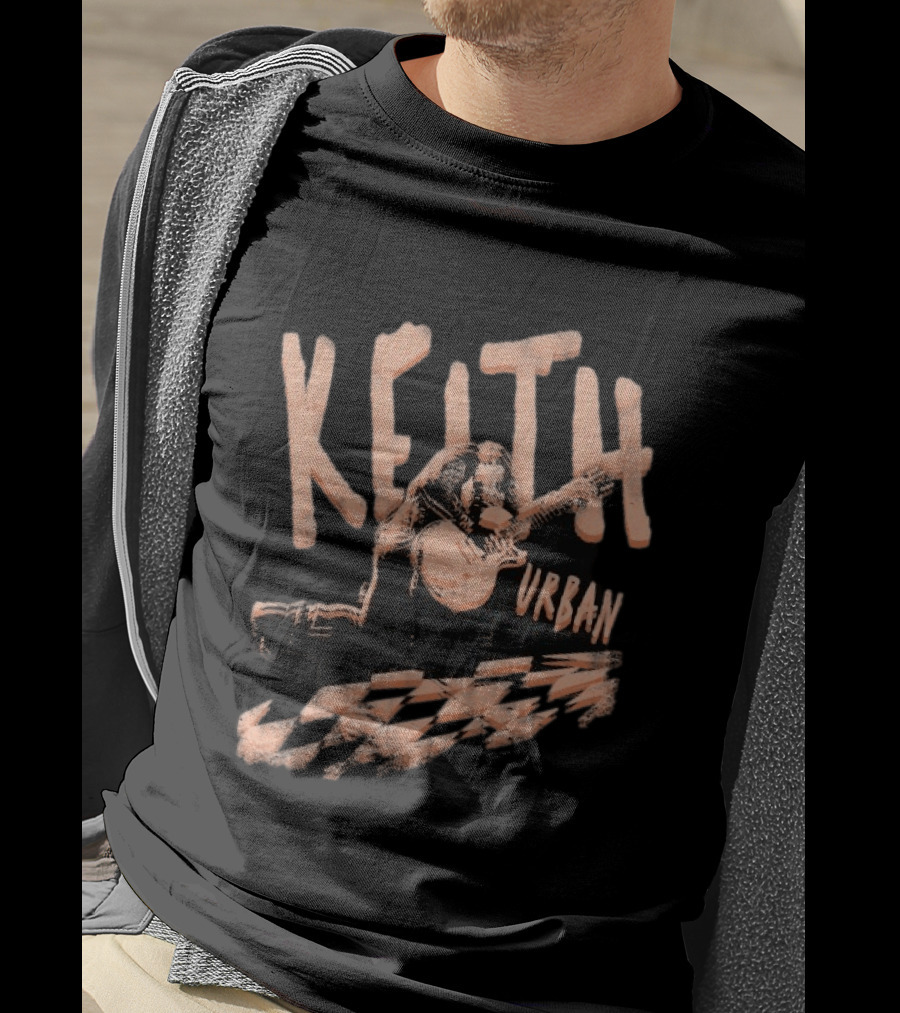 Keith Urban Checkered Guitarist T-Shirt