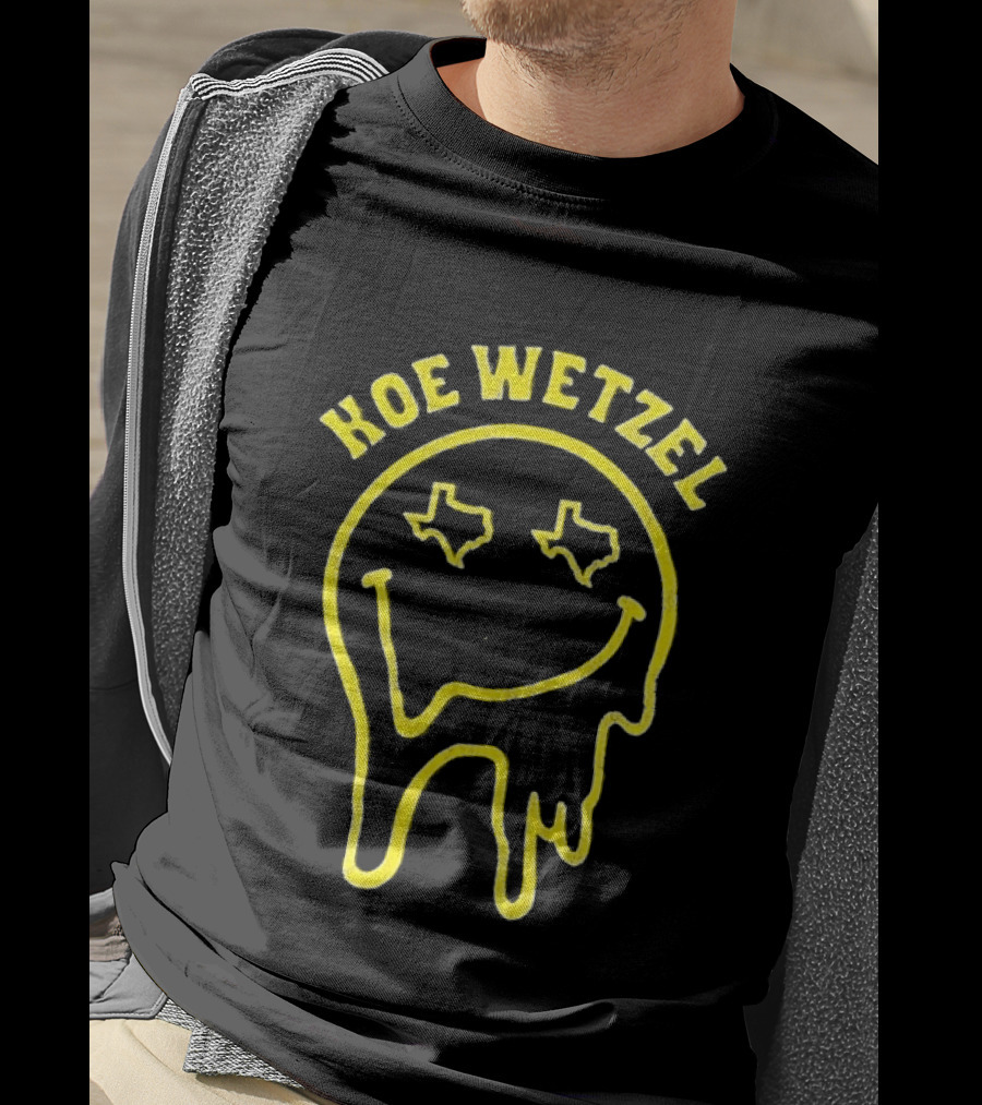 Koe Wetzel Drippy Smiley Star Eyes T-Shirt