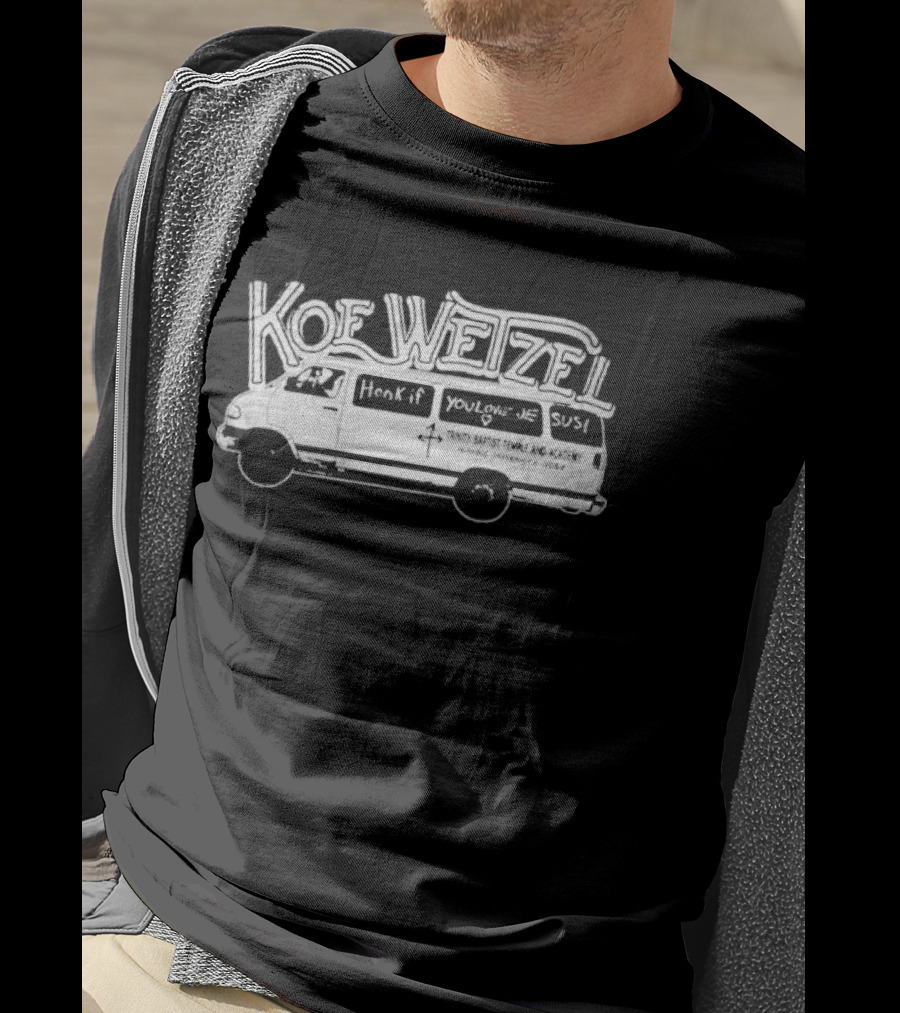 Koe Wetzel Honk If You Love Jesus Church Van T-Shirt