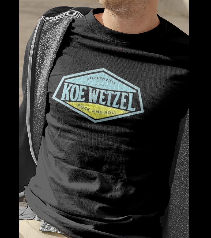 Koe Wetzel Rock And Roll Stephenville Texas T-Shirt