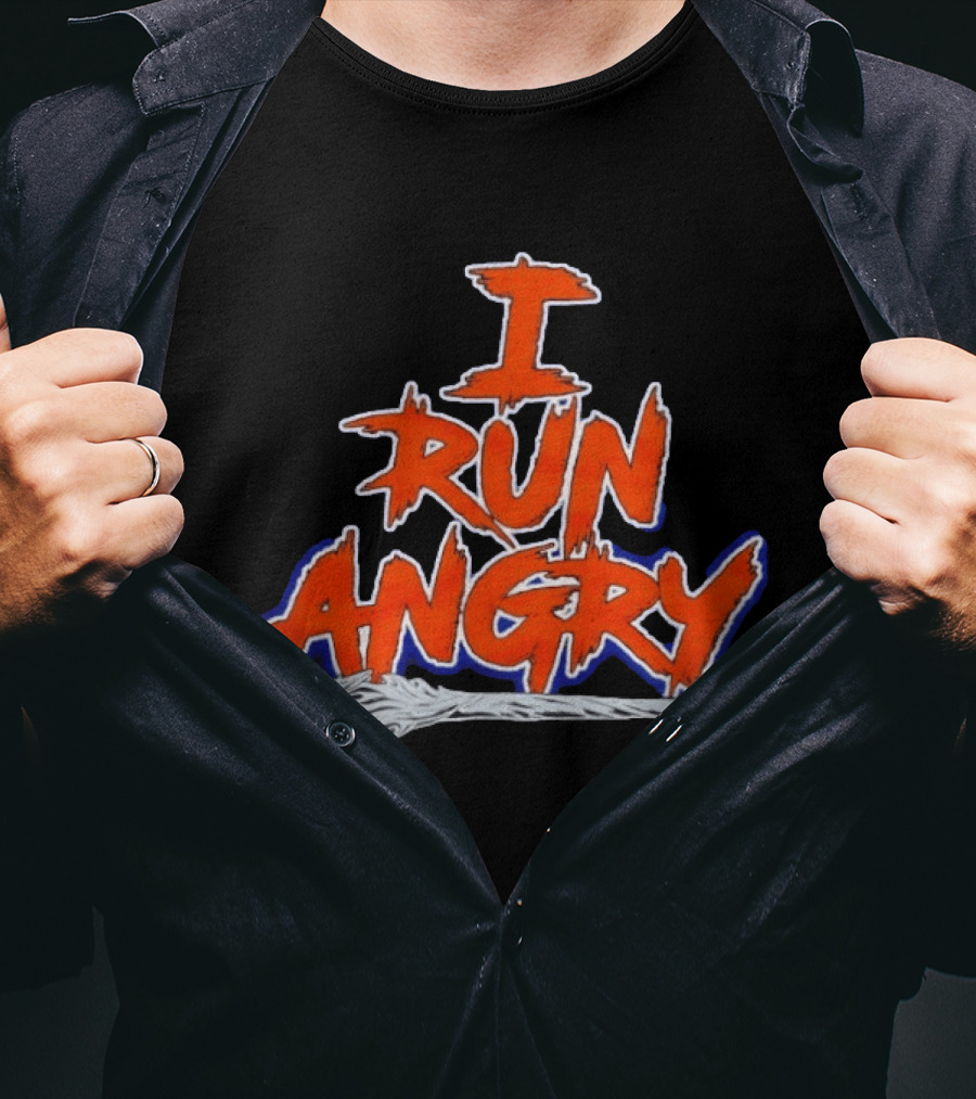 Kyle Monangai Chicago Bears I Run Angry 2026 T-Shirt