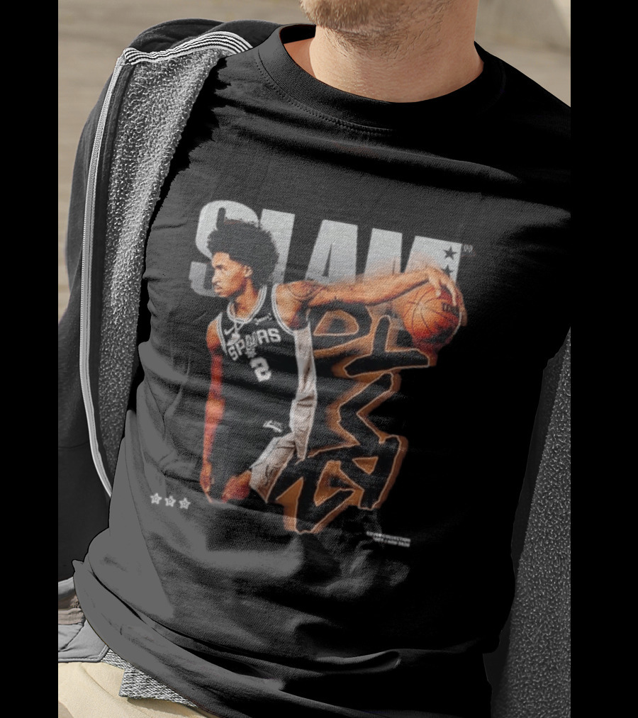 SLAM 264 Dylan Harper San Antonio Spurs Script Remix 2026 T-Shirt