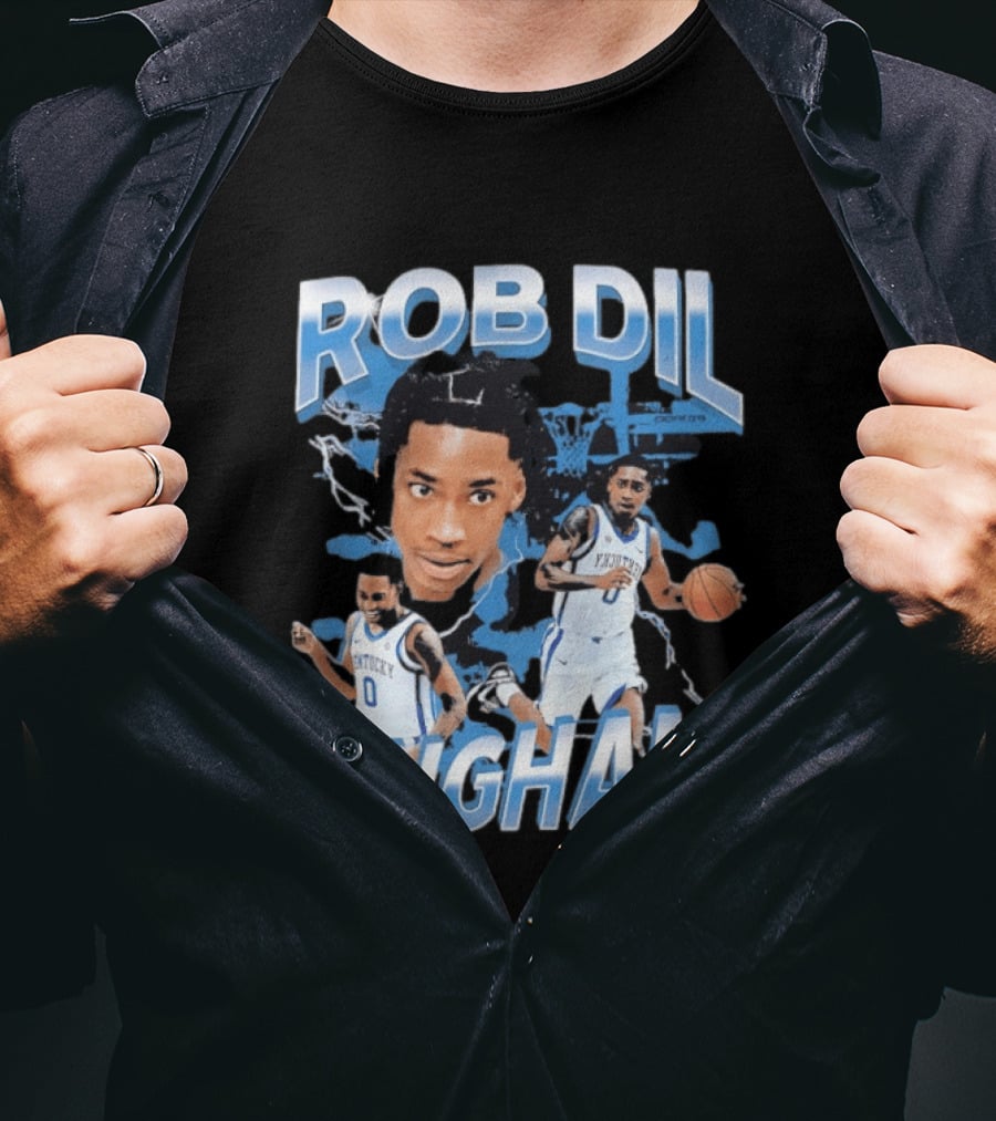 Rob Dillingham Kentucky Wildcats Basketball Player Bootleg T-Shirt