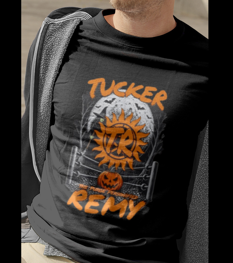 Tucker Remy TR Sun Pumpkin The Purge Personified Halloween T-Shirt