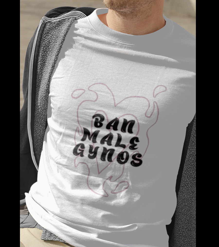 Ban Male Gynos Heart Shape Flame T-Shirt