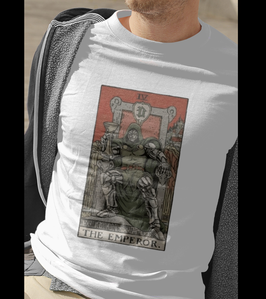 Doctor Doom IV Tarot Card The Emperor Marvel T-Shirt