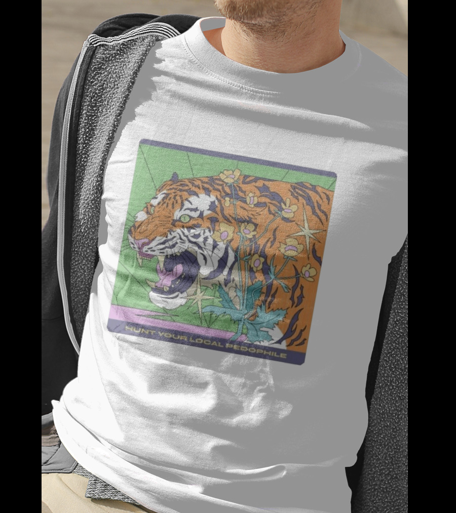 Hunt Your Local Pedophile Tiger Vintage Wildcat T-Shirt