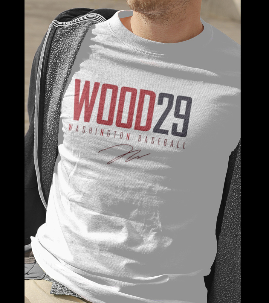 Wood 29 Washington Baseball T-Shirt