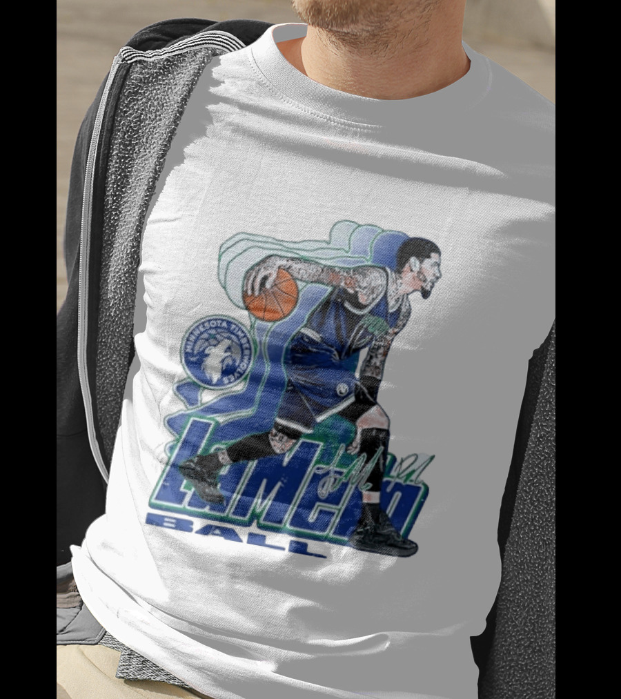 Minnesota Timberwolves LaMelo Ball 2026 Basketball T-Shirt