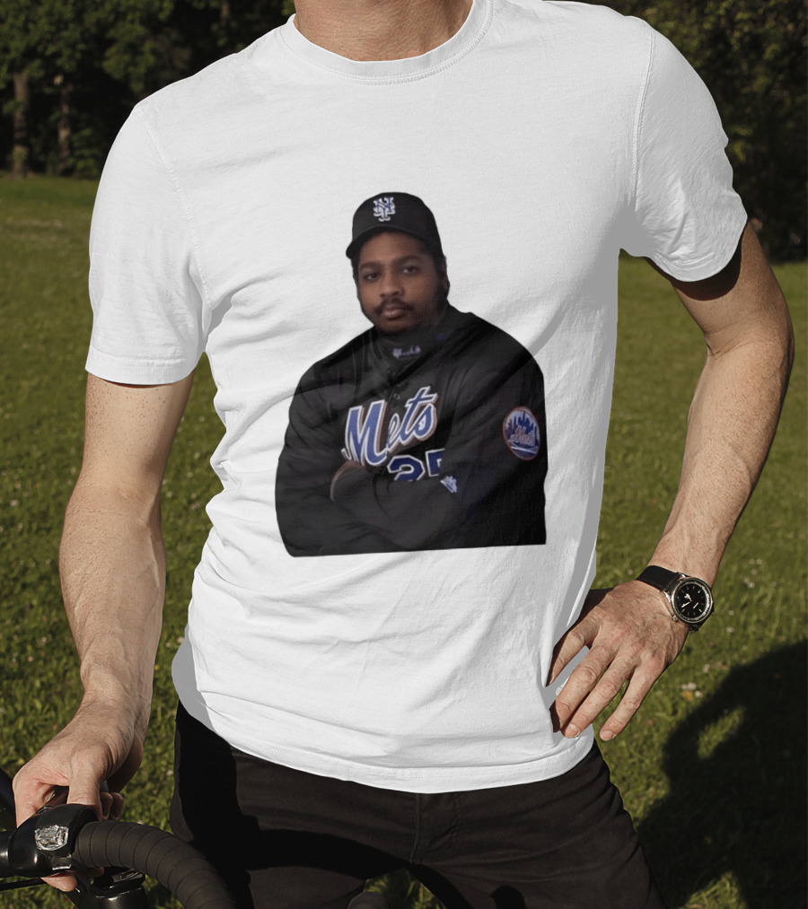 New York Mets Baseball Player 25 MLB Jersey Black T-Shirt