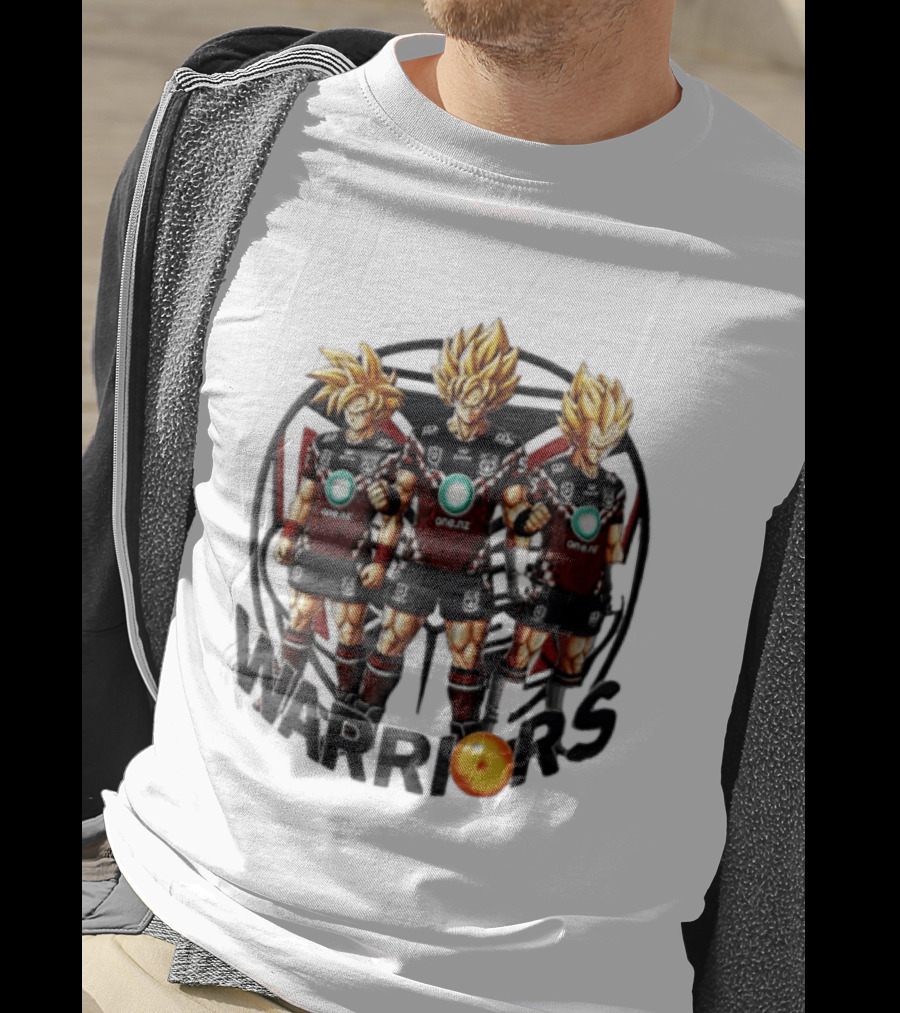 NRL New Zealand Warriors One NZ Super Saiyan Warriors Fusion T-Shirt