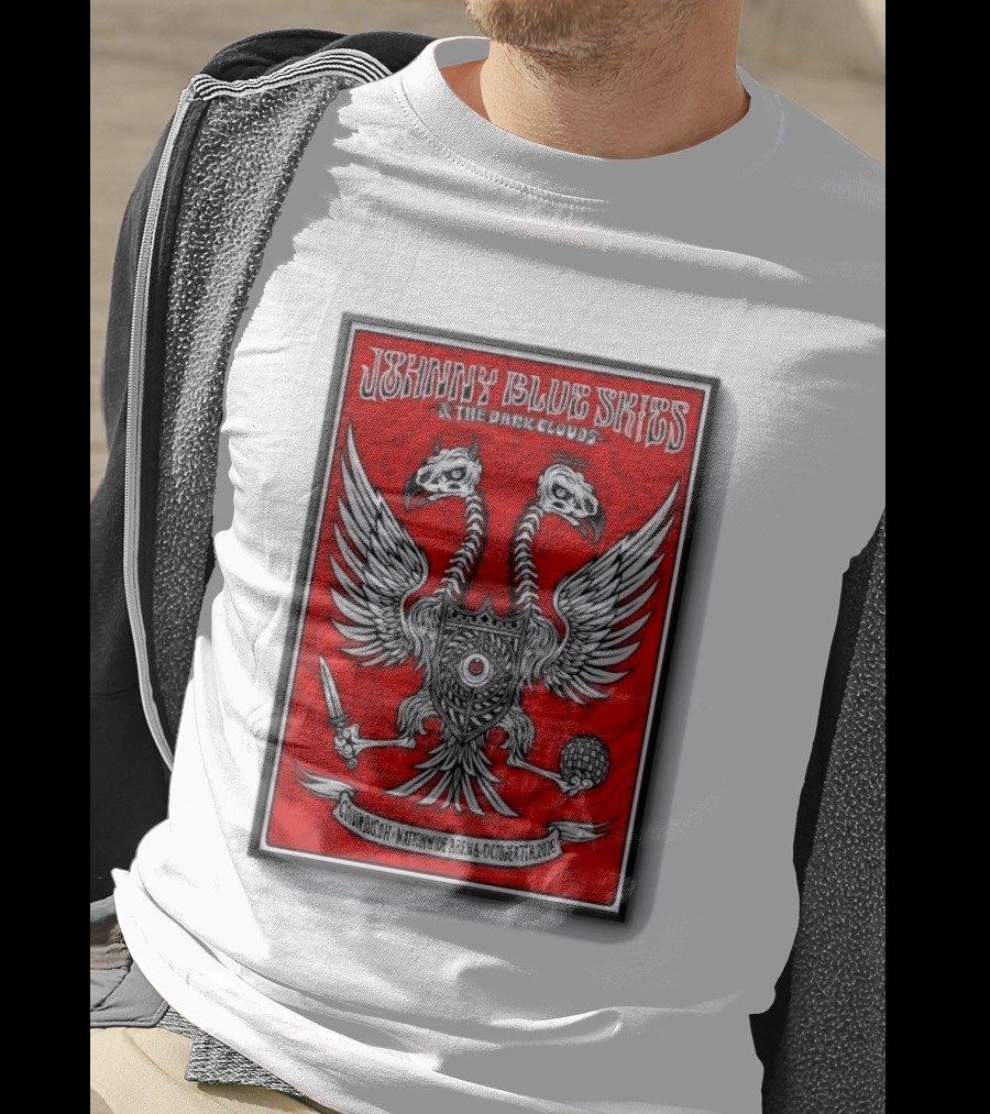 Johnny Blue Skies And The Dark Clouds Nationwide Arena Columbus OH October 7 2026 Two Headed Eagle T-Shirt