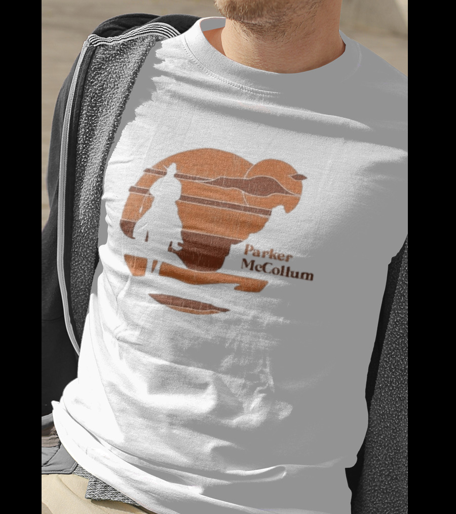 Parker Mccollum Sunset Cowboy Silhouette Rustic T-Shirt