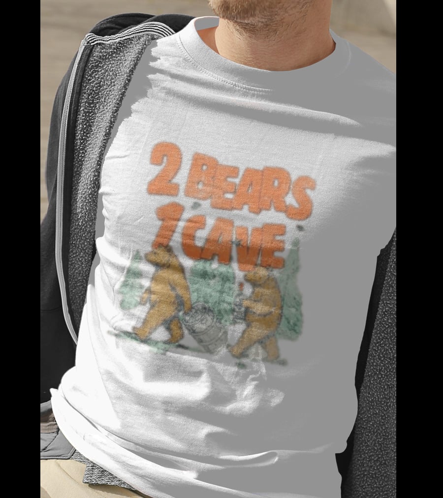 YMH Studios 2 Bears 1 Cave Carrying Keg In Forest T-Shirt