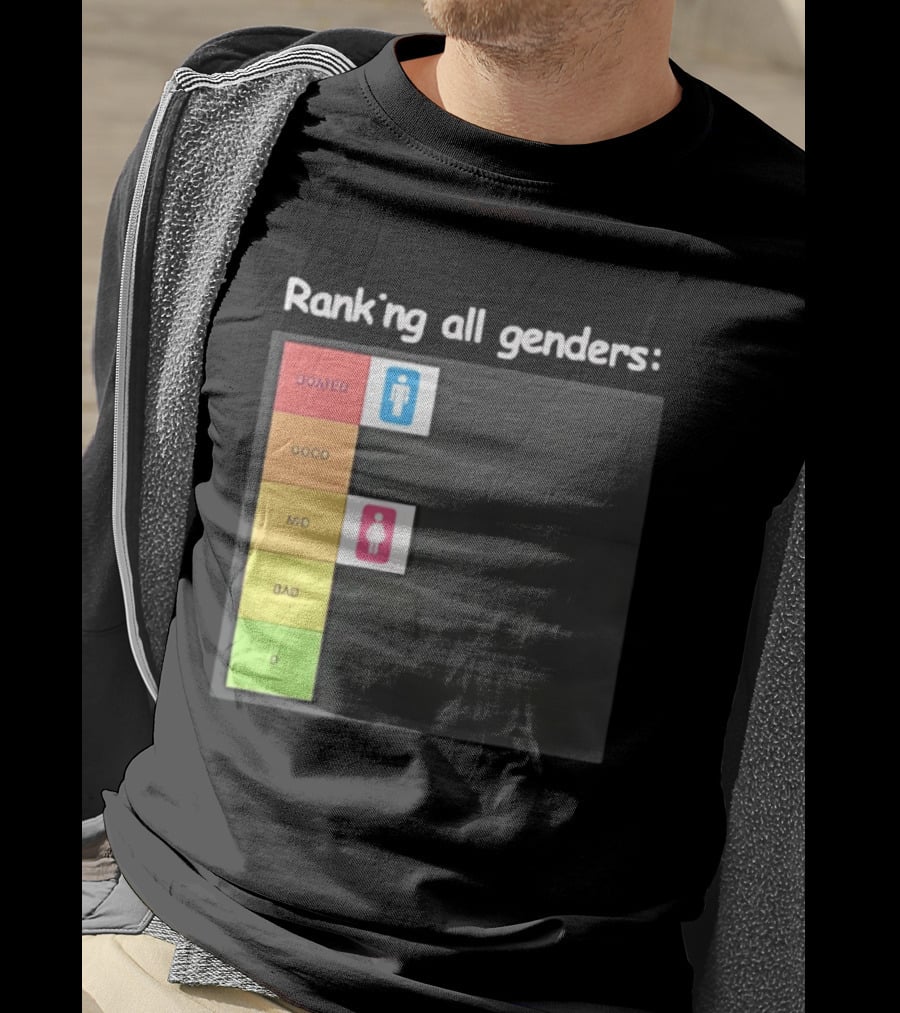 Ranking All Genders GOATed Good Mid Bad D T-Shirt