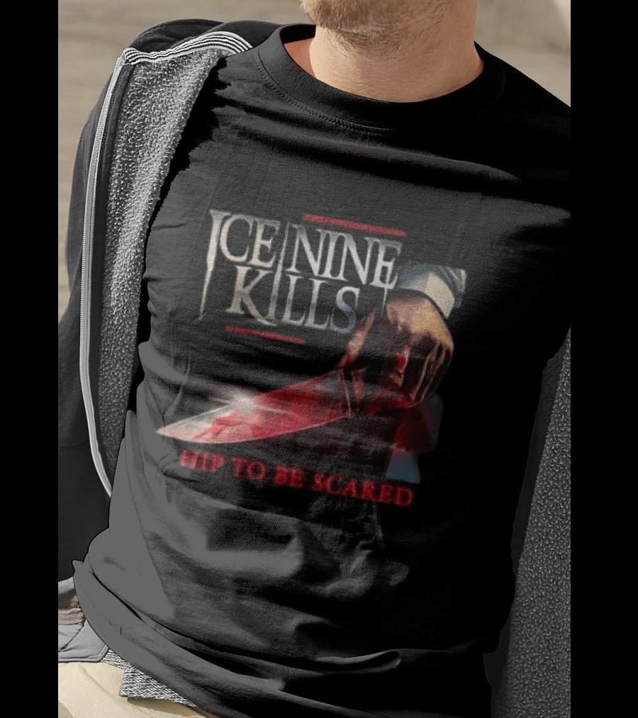 Ice Nine Kills Hip To Be Scared Bloody Knife T-Shirt