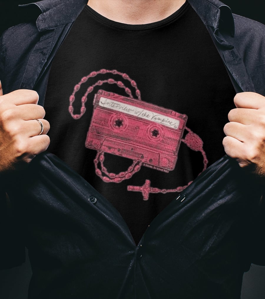 Interview With The Vampire Cassette Tape Necklace T-Shirt