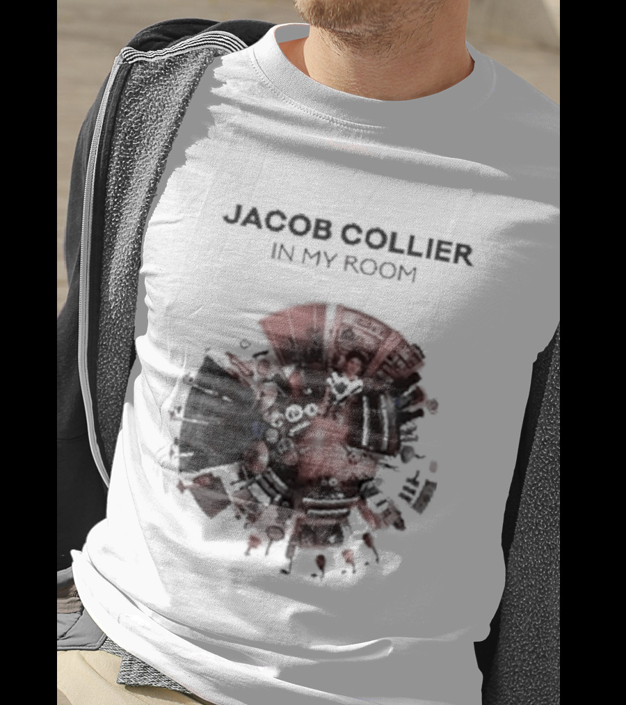 Jacob Collier In My Room Album Abstract Circular T-Shirt