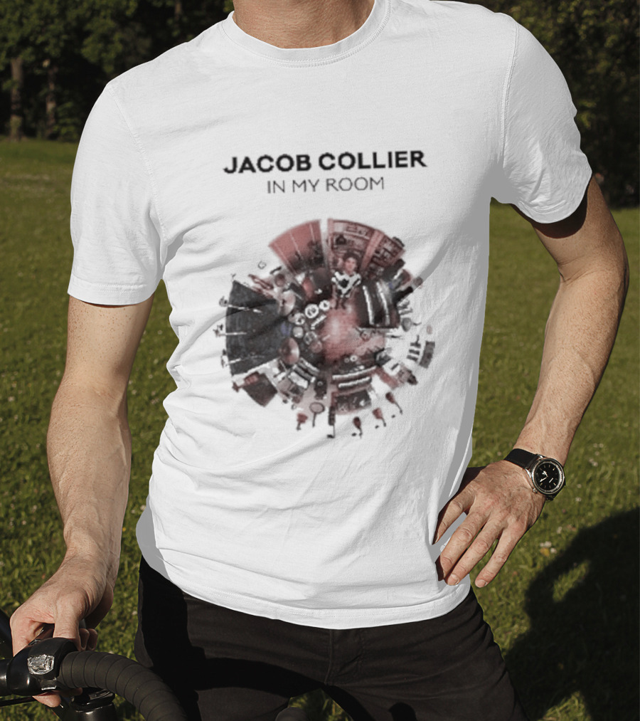 Jacob Collier In My Room Album Abstract Circular T-Shirt