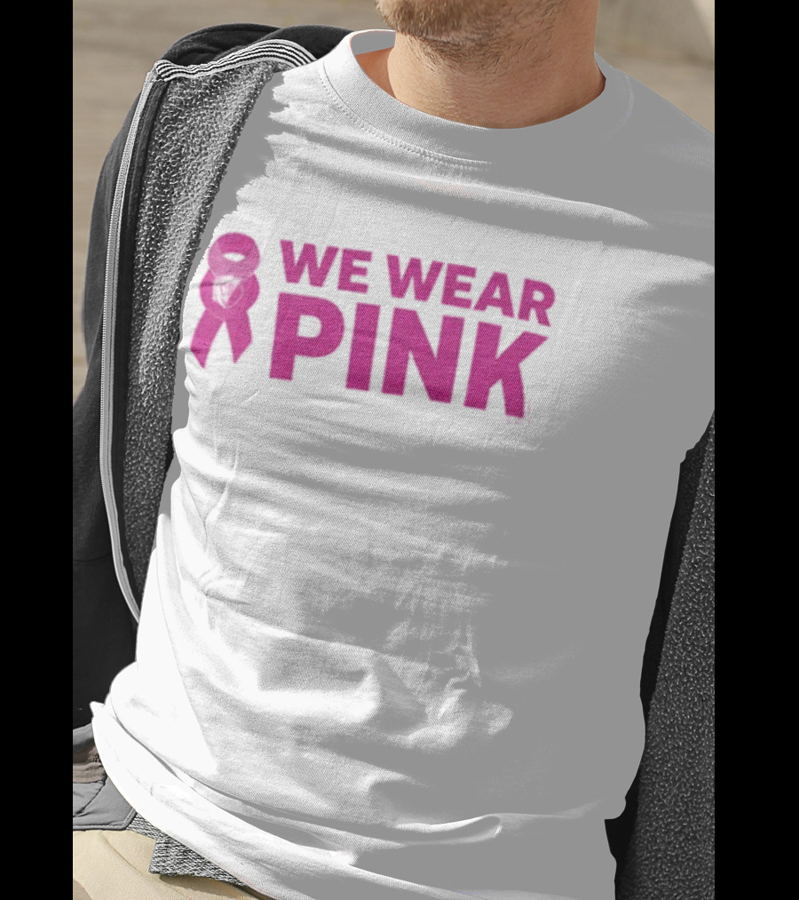 Memphis Grizzlies We Wear Pink Breast Cancer Awareness Support T-Shirt