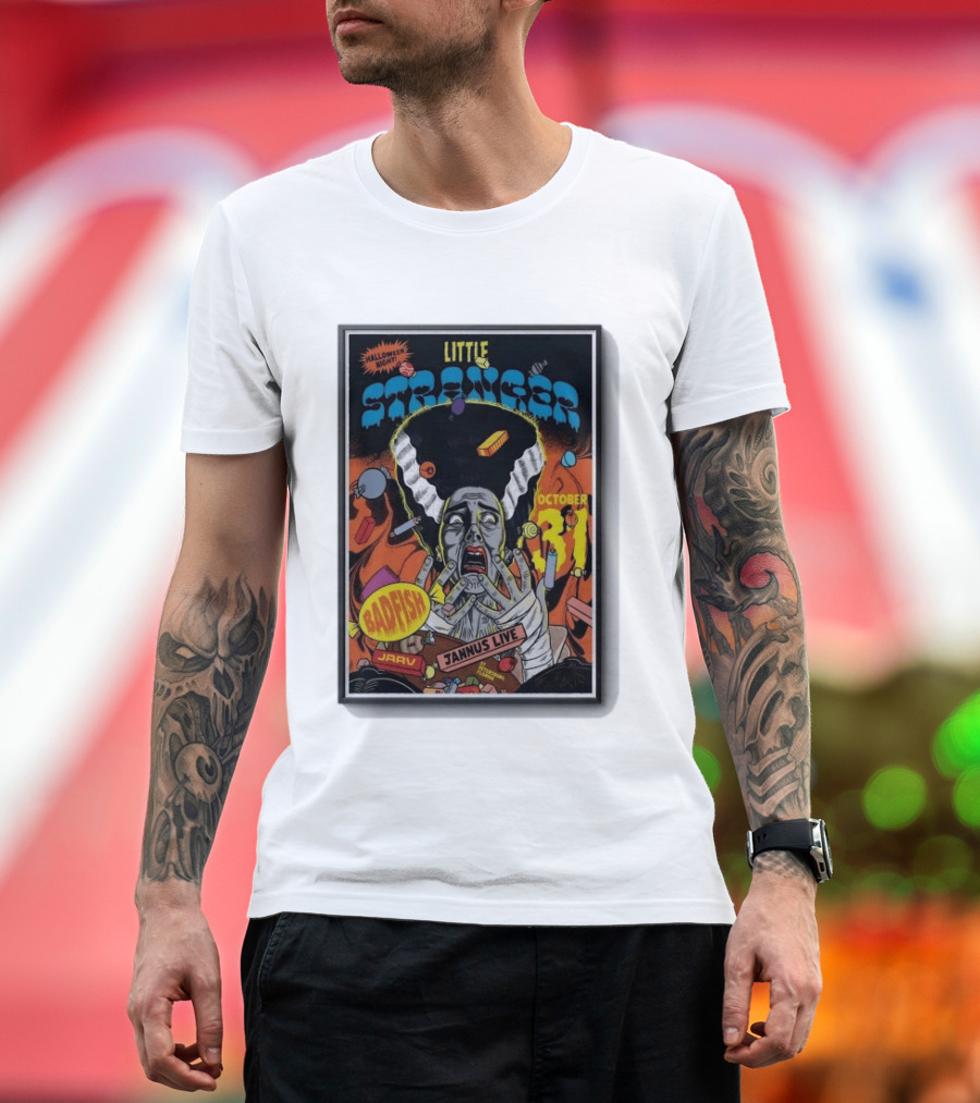 Little Stranger Halloween Night Badfish Jarv Jannus Live October 31 St. Petersburg FL 2026 T-Shirt