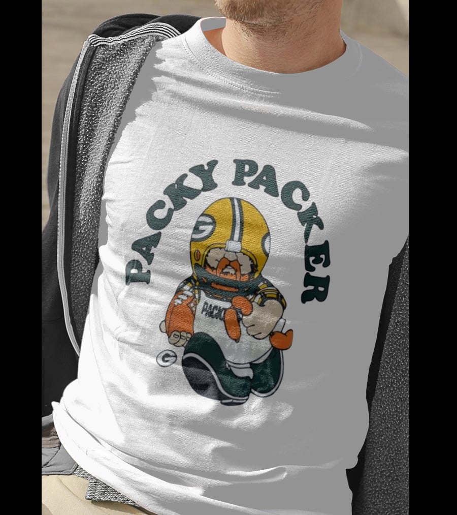 Packy Packer Green Bay Packers Football T-Shirt