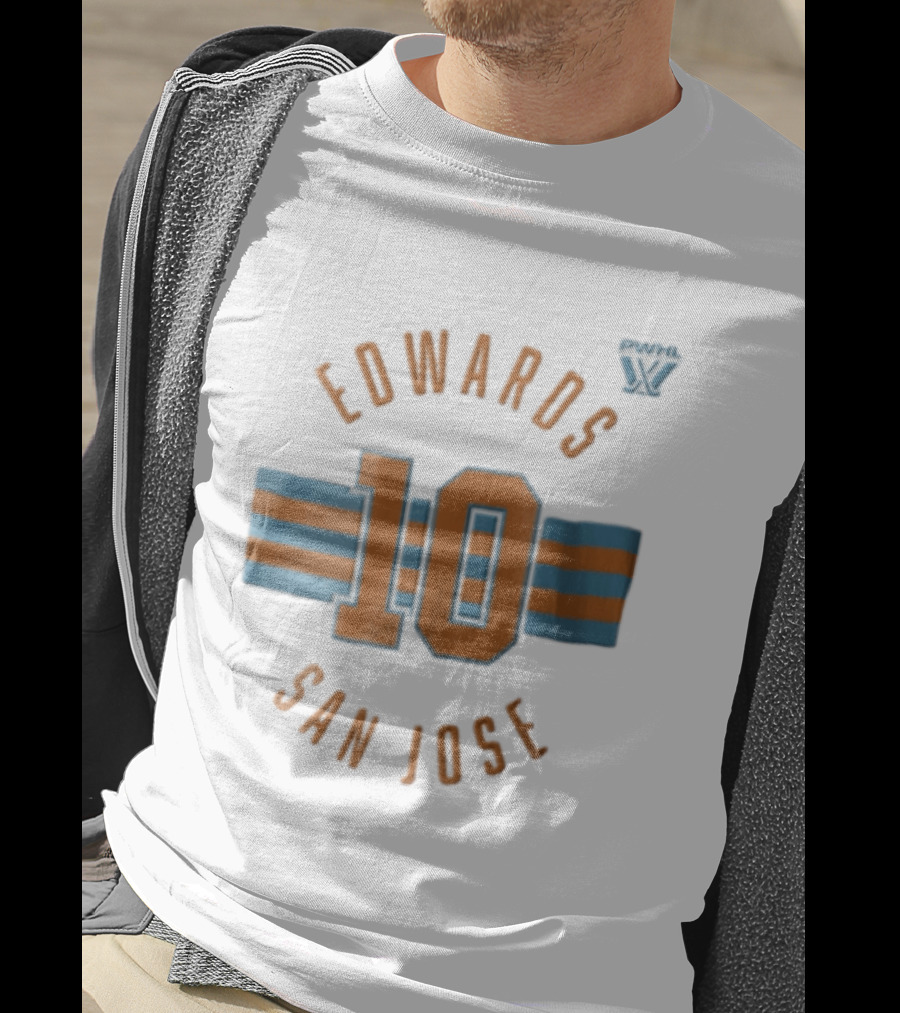 PWHL Edwards 10 San Jose Jersey Name Number T-Shirt