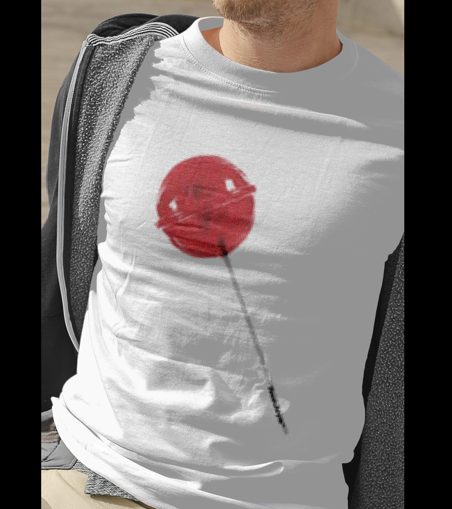 Twojeys Lollipop White Red Candy Stick T-Shirt