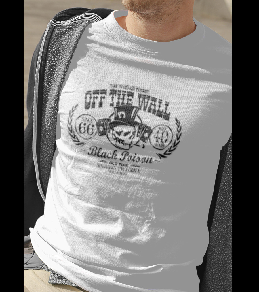 Vans Off The Wall Black Poison The Worlds Finest Since 1966 T-Shirt
