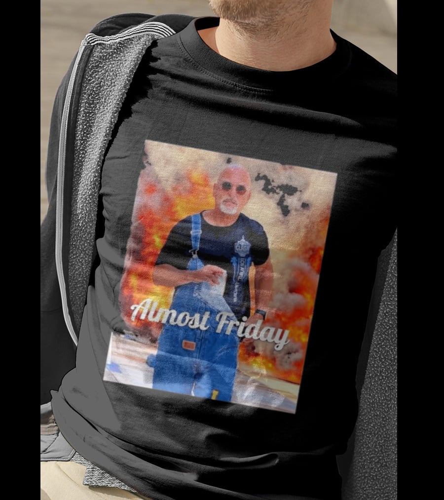 Almost Friday Howie Mandel Clash Explosion Scene T-Shirt