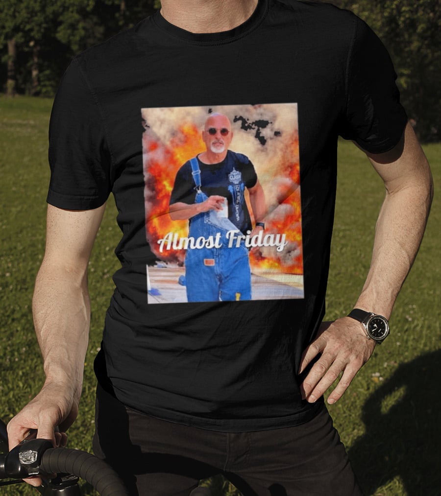 Almost Friday Howie Mandel Clash Explosion Scene T-Shirt