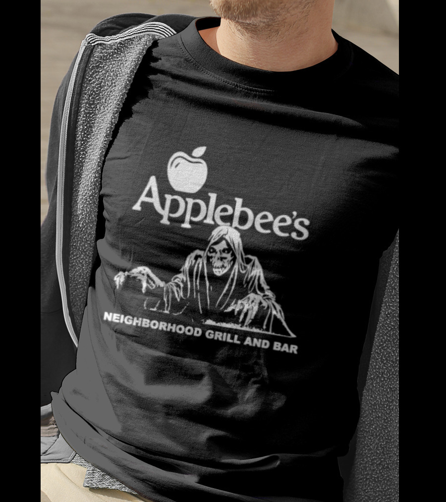 Applebee's Neighborhood Grill And Bar Grim Reaper T-Shirt