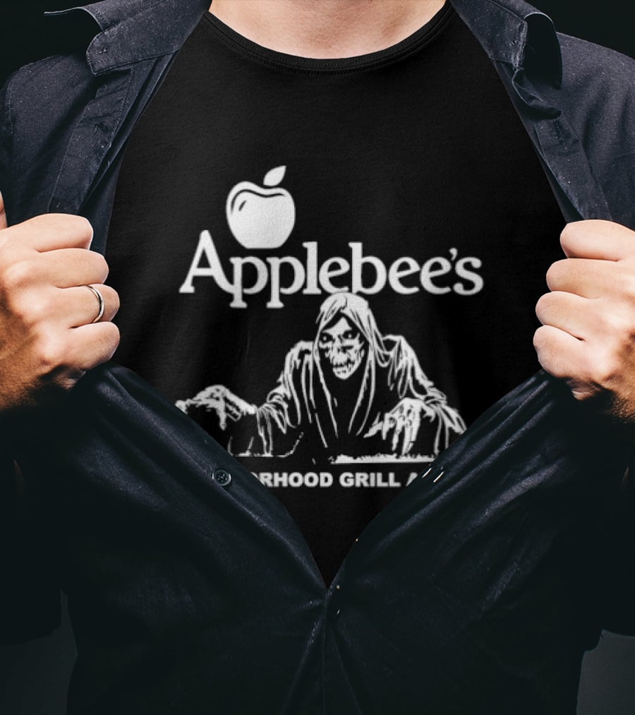 Applebee's Neighborhood Grill And Bar Grim Reaper T-Shirt