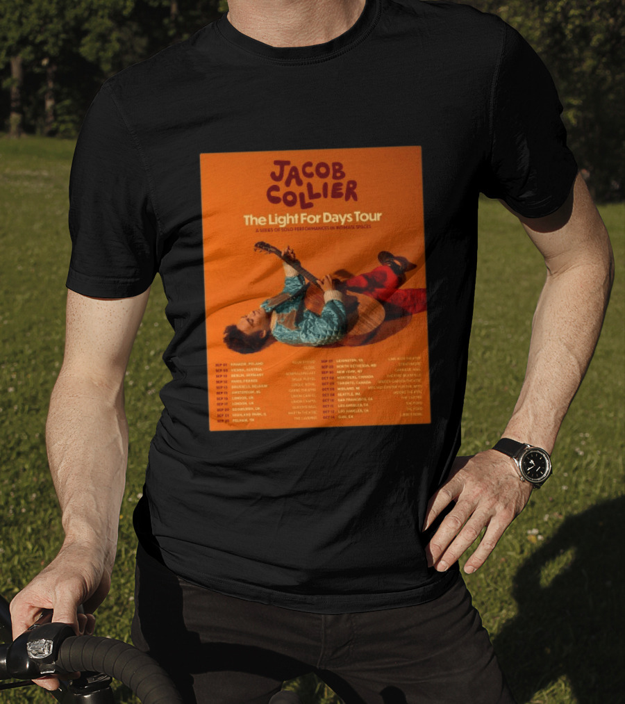 Jacob Collier The Light For Days Tour 2026 A Series Of Solo Performances In Intimate Spaces T-Shirt