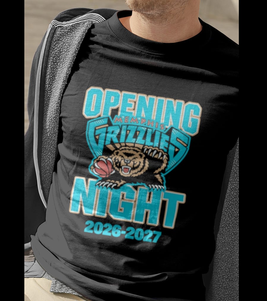 NBA Opening Night 2026 2027 Memphis Grizzlies T-Shirt