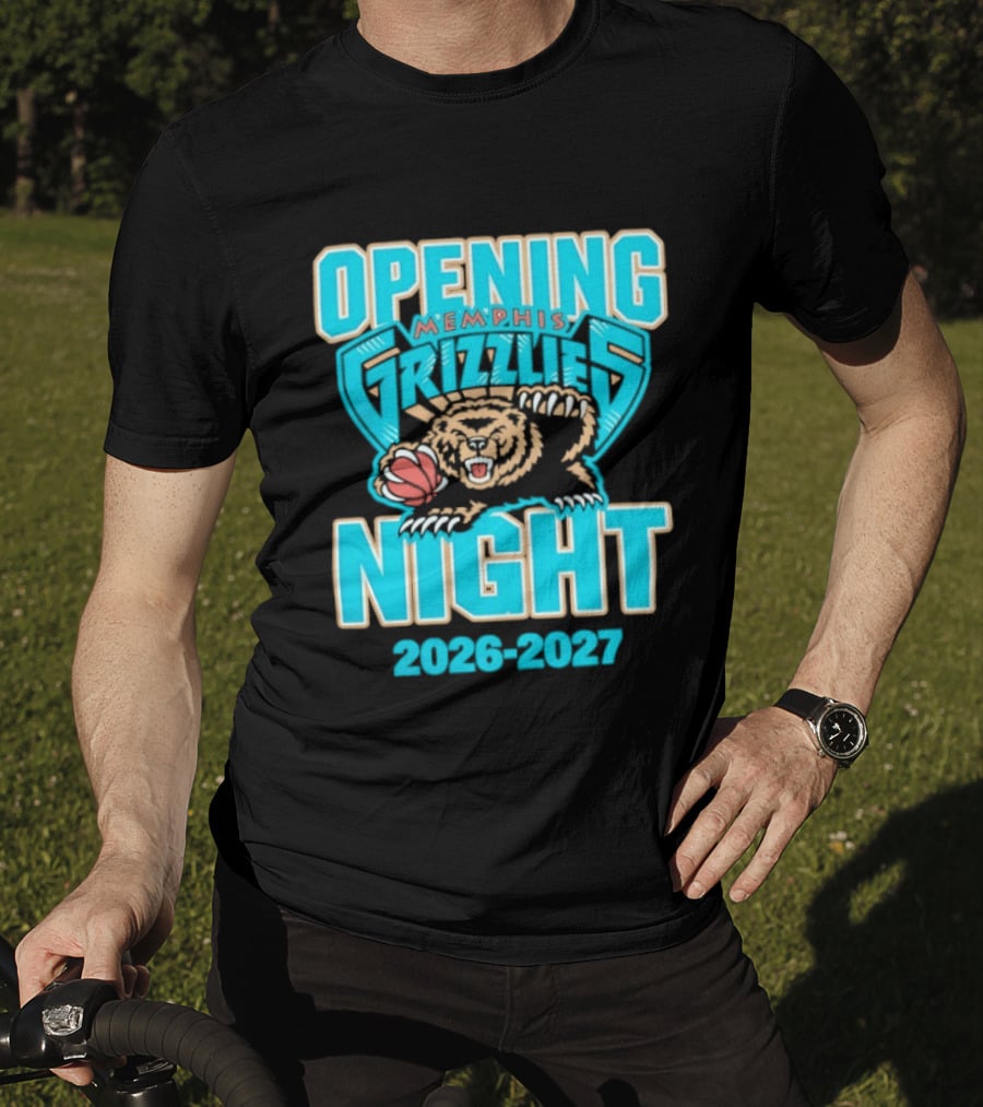 NBA Opening Night 2026 2027 Memphis Grizzlies T-Shirt