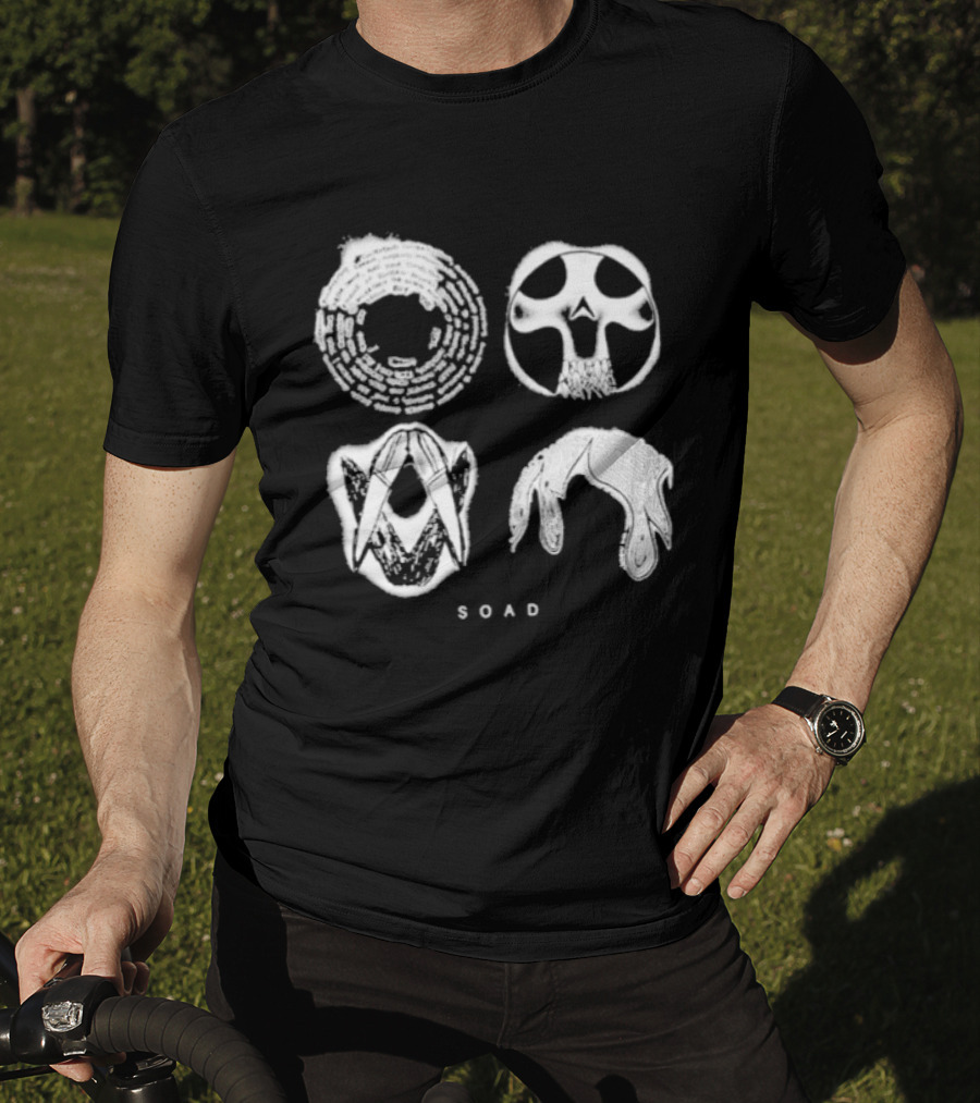 System Of A Down SOAD All For One Skulls T-Shirt