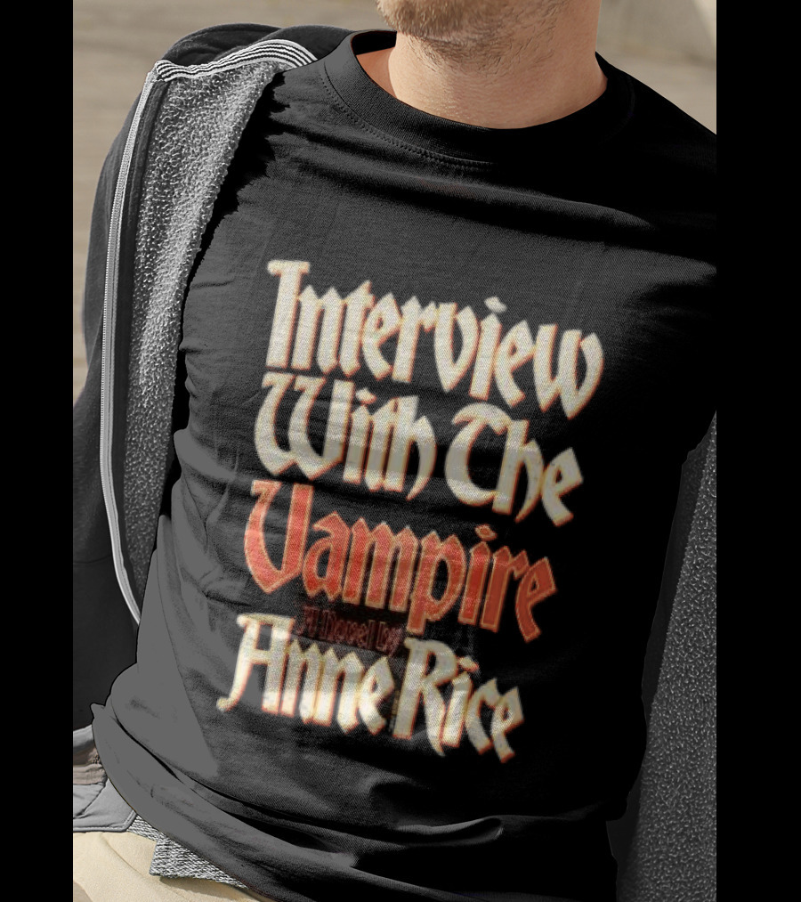 Interview With The Vampire Novel Anne Rice First Edition T-Shirt