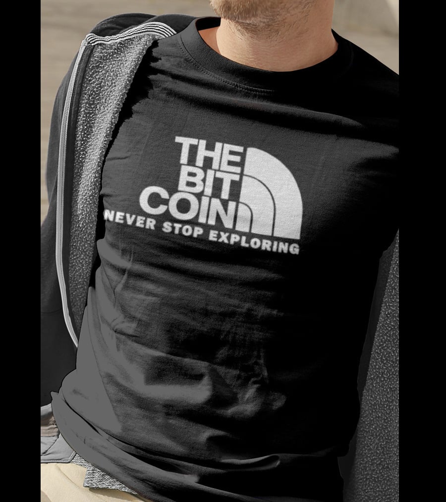 The Bit Coin Never Stop Exploring Adventure T-Shirt